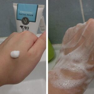 Beauty Buffet Whitening Facial Foam Cleanser 100ml Cow Milk Tube Original Thailand