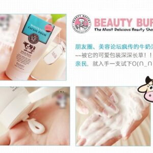 Beauty Buffet Whitening Facial Foam Cleanser 100ml Cow Milk Tube Original Thailand