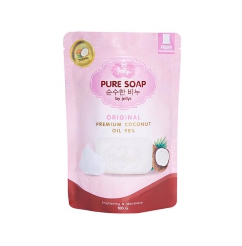 Pure Soap Original Premium Coconut Oil 100% By Jellys Pure Soap – Lenzo