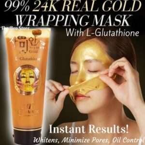 24K Gold Mask 220ml Peel-Off Face Mask Korea