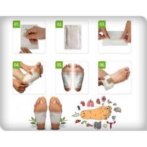 Lanna Foot Patch 10 Herbal Overnight Foot Patches