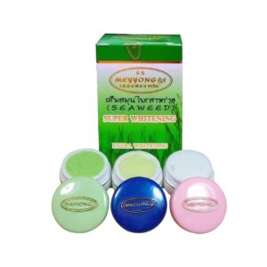 Meiyong Meyyong Creams Box Set 5g green blue pink Seaweed Brightening System