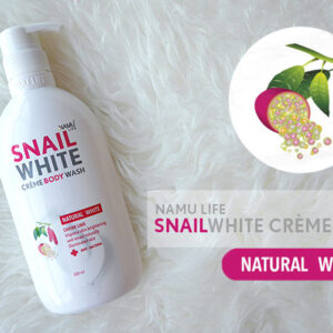 snail white creme body wash