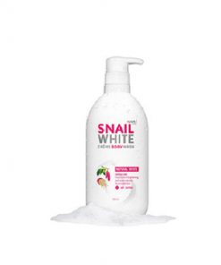 snail white creme body wash