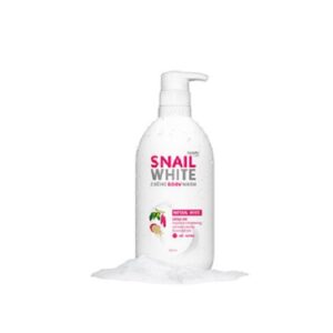 snail white creme body wash