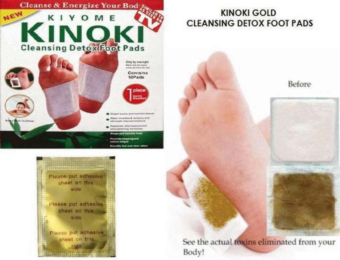 kiyome kinoki detox foot pads