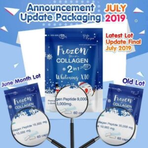 Frozen Collagen by Gluta Frozen 60 Capsules Pack