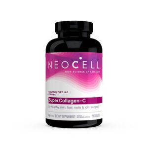 NeoCell Super Collagen + C Type 1 & 3 6,000mg 250 Tablets Bottle