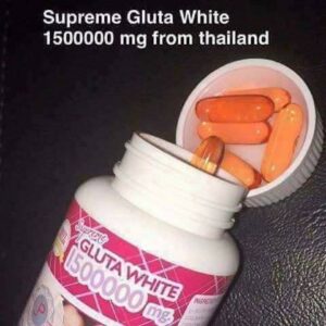 Supreme Gluta White 1,500,000 mg 30 Softgels Bottle