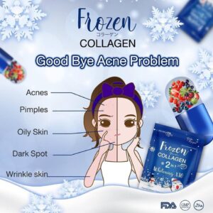 Frozen Collagen by Gluta Frozen 60 Capsules Pack