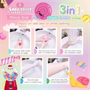 JELLYS Snail Candy Scrub 300g 2-in-1 Exfoliating Mask