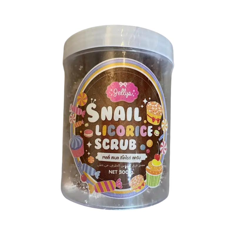 Jellys Snail Candy Scrub 2 in 1 Exfoliating Spa Mask Soap