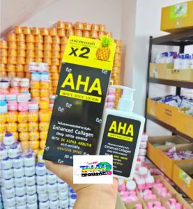AHA White Body Lotion