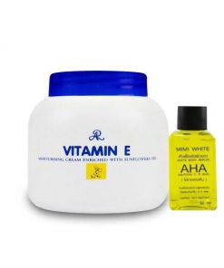 AHA Serum and Vitamin E Cream set