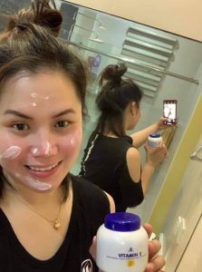 AHA Serum and Vitamin E Cream set