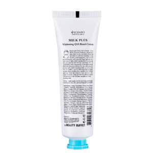 Beauty Buffet Scentio Milk Plus Whitening Q10 Hand Cream 30ml moisturizer with Milk Protein and Q10