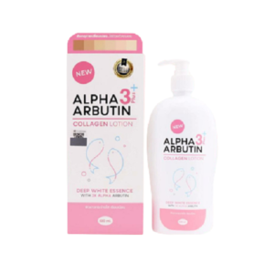 Alpha Arbutin Body Lotion Whitening Collagen 500ml bottle