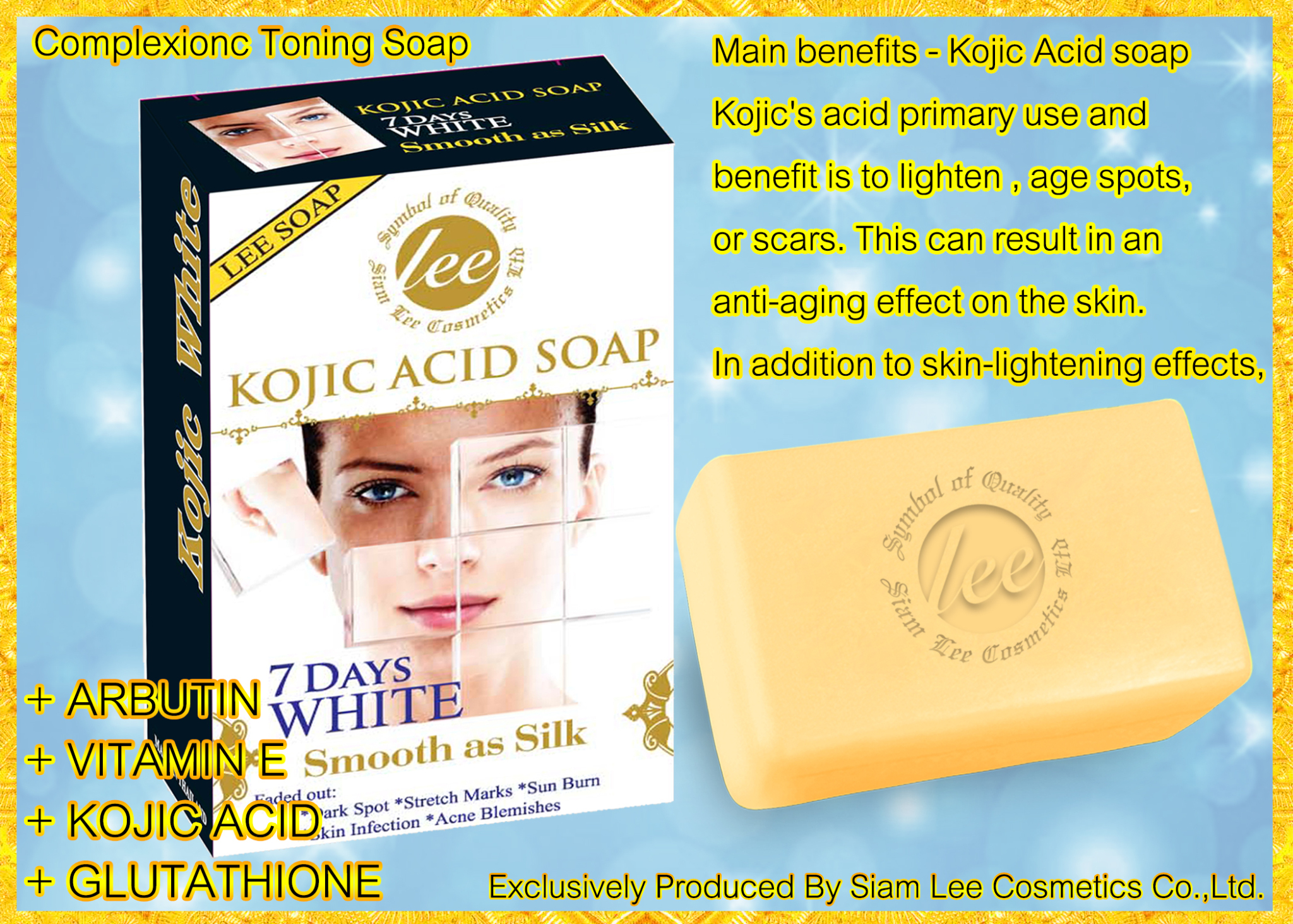 Lee Kojic Acid Soap wholesale Worldwide Shipping Retail & Wholesale