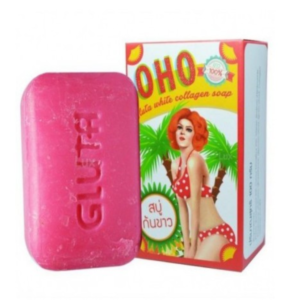 OHO Gluta White Collagen Soap Stretch Marks Cellulite 100g