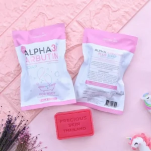 Alpha Arbutin Collagen Soap 80g for Bright and Smooth Skin