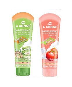 A BONNE’ Moisturizing & Whitening Shower Cream Scrub Set