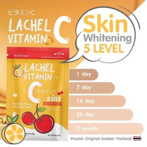 Lachel Vitamin C 60 Capsules Sachet Bag