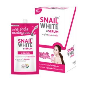 Snail White Serum 7ml x 6 Sachets Brightening Firming Facial Serum Box Set