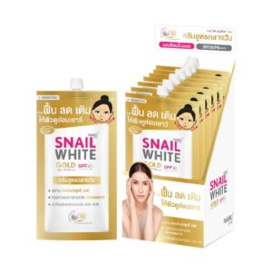 Snail White Gold Facial Cream SPF30 7ml x 6 Sachets Box Set