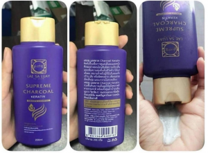 Lae Sa Luay Supreme Charcoal Keratin Smooth Shampoo