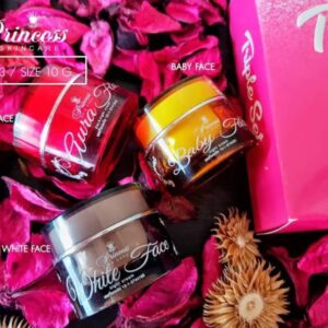 Princess Skin Care Triple Set 3 face creams 10g brightening anti acne skincare