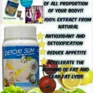 Detoxi Slim Fast Slimming Capsules 30 Capsules Dietary Supplement