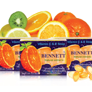 Bennett Vitamin C and E Soap Natural Extract Herbal Bar 130g
