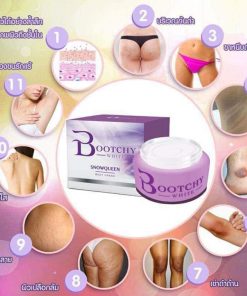 Bootchy White Snow Queen Body Cream 50g for body brightening and stretch mark care