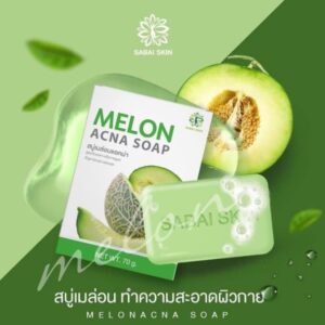 Melon Glutathione Vitamin B3 Soap 70g for Body and Back Cleansing