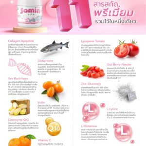Somin Vita Collagen 30 Capsules Bottle