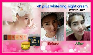 4K Plus Whitening Night Cream