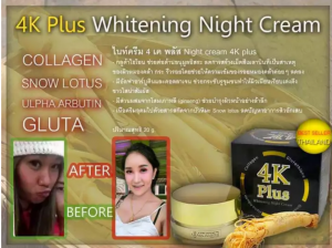 4K Plus Whitening Night Cream