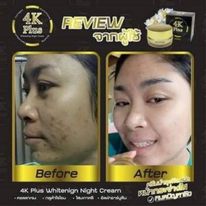 4K Plus Whitening Night Cream