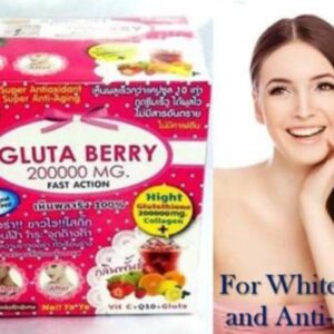 Gluta Berry 200,000mg Collagen and Glutathione 10 Sachets Box