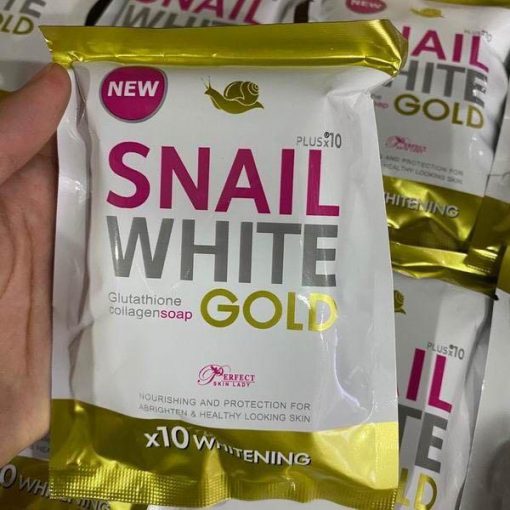 Snail White Gold Soap Worldwide Shipping Retail Wholesale