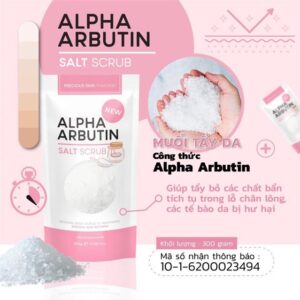 Precious Skin Thailand Alpha Arbutin Salt Scrub 300g