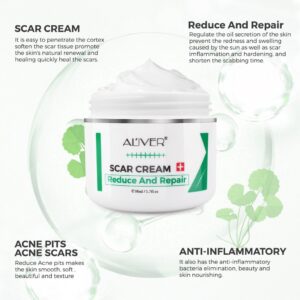 Aliver Scar Cream Reduce & Repair Gel 50ml for face and body