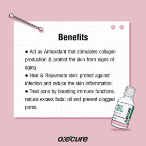 Oxe Cure Acne Clear Potion 15ml Pink Liquid Powder Pimple Treatment