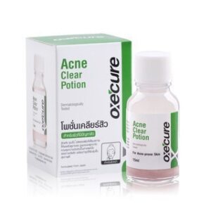 Oxe Cure Acne Clear Potion 15ml Pink Liquid Powder Pimple Treatment