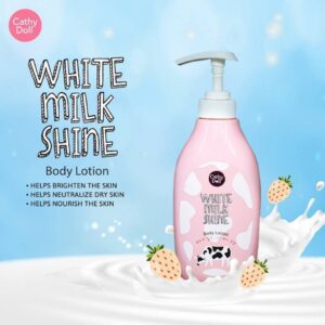 Cathy Doll White Milk Shine Body Lotion 450ml bottle