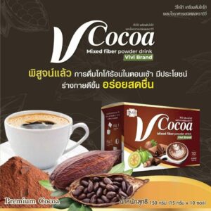 V Cocoa by Vivi Mixed Fiber Powder Drink 10 Sachets