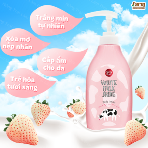 Cathy Doll White Milk Shine Body Lotion 450ml bottle