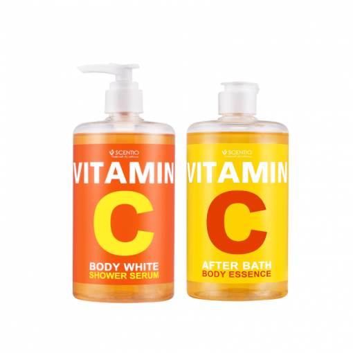Beauty Buffet Scentio Vitamin C After Bath Body Essence & Shower Serum Set