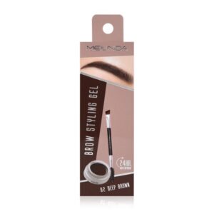 Meilinda Brow Styling Gel #02 3g Dark Brown Thailand