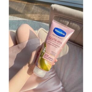 Vaseline Healthy Bright Gluta-Hya Serum Burst Lotion Pink Blue Gold 330ml variants